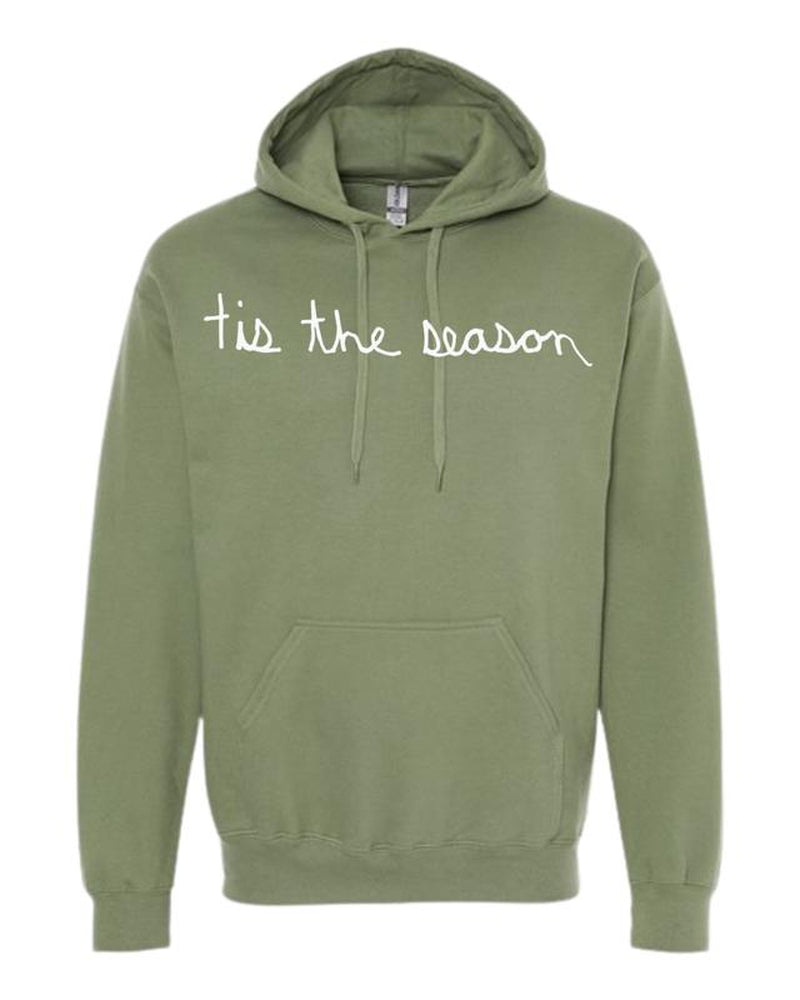 Christmas Tis the Season Hoodie Sweatshirts Drawn by Uncle Andy - Two Sided - Cotton - Unisex