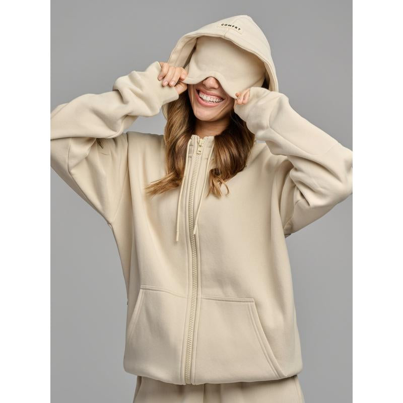 Comfrt | Airplane Mode Travel Zip Hoodie