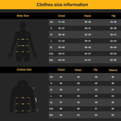 ANTARCTICA GEAR Heated Jacket Lightweight Heating Jackets with 12V/5A Power Bank, 6 Areas Winter Coat