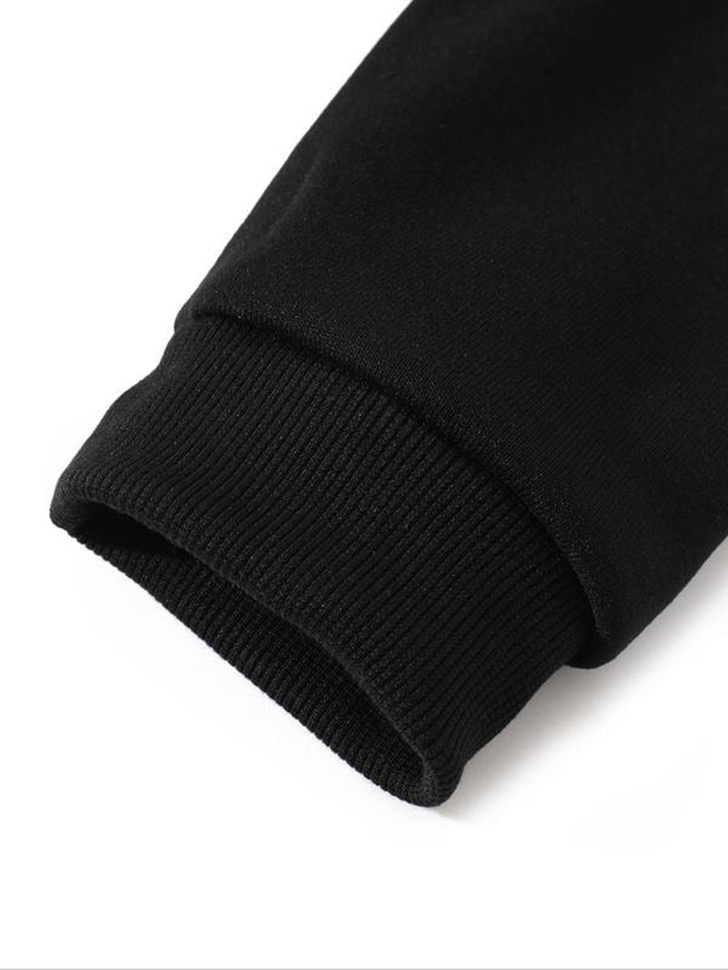 Women'S Letter Print Drawstring Drop Shoulder Hoodie, Fashion Casual Pocket Hooded Sweatshirt for Daily Holiday Outdoor Wear, Women Clothing for Fall & Winter