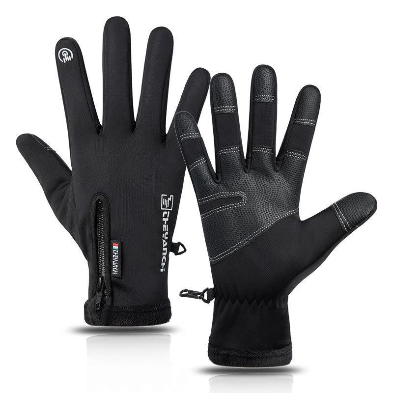 Outdoor Waterproof Gloves Touchscreen Compatible Winter Gloves for Men and Women Windproof and Warm Suitable for Cycling Unisex