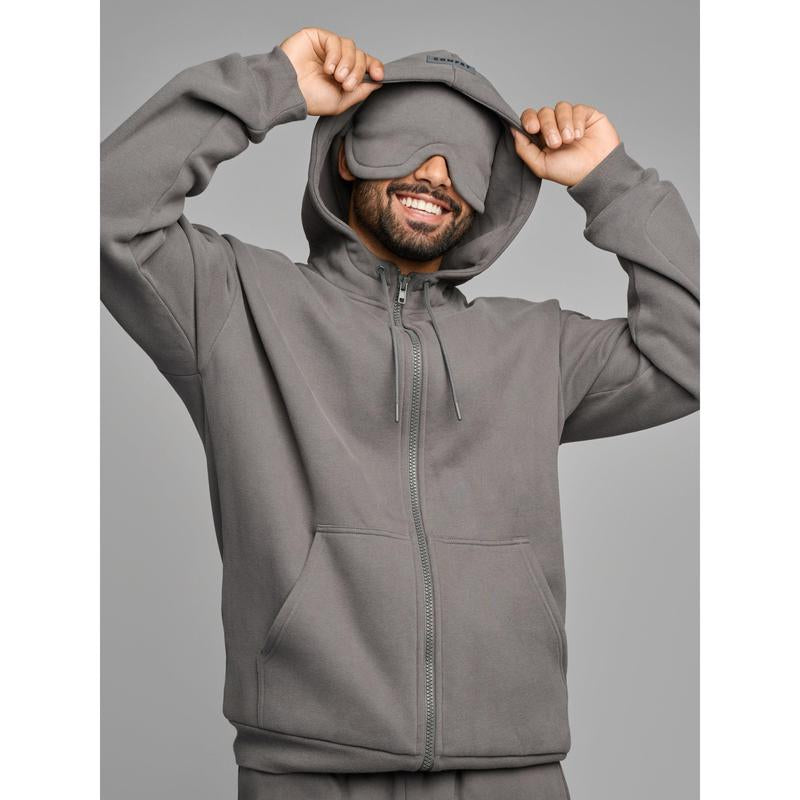 Comfrt | Airplane Mode Travel Zip Hoodie