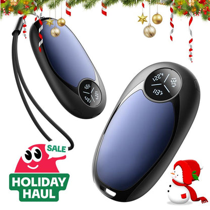 【Christmas Gifts】Hand Warmers Rechargeable 2 Pack Electric Hand Warmer Magnetic Ultrathin Portable for Men Women Christmas Hiking Golf Hunting Accessories