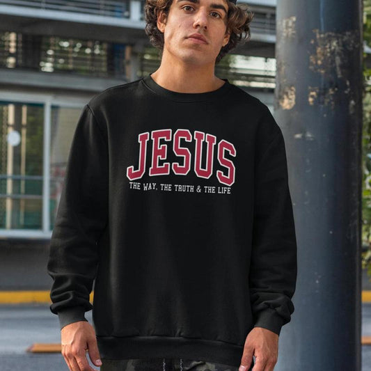 Christian Sweatshirt Jesus Sweatshirt Faith Sweatshirt - Trendy Crewneck Love like Jesus Pray Sweatshirt