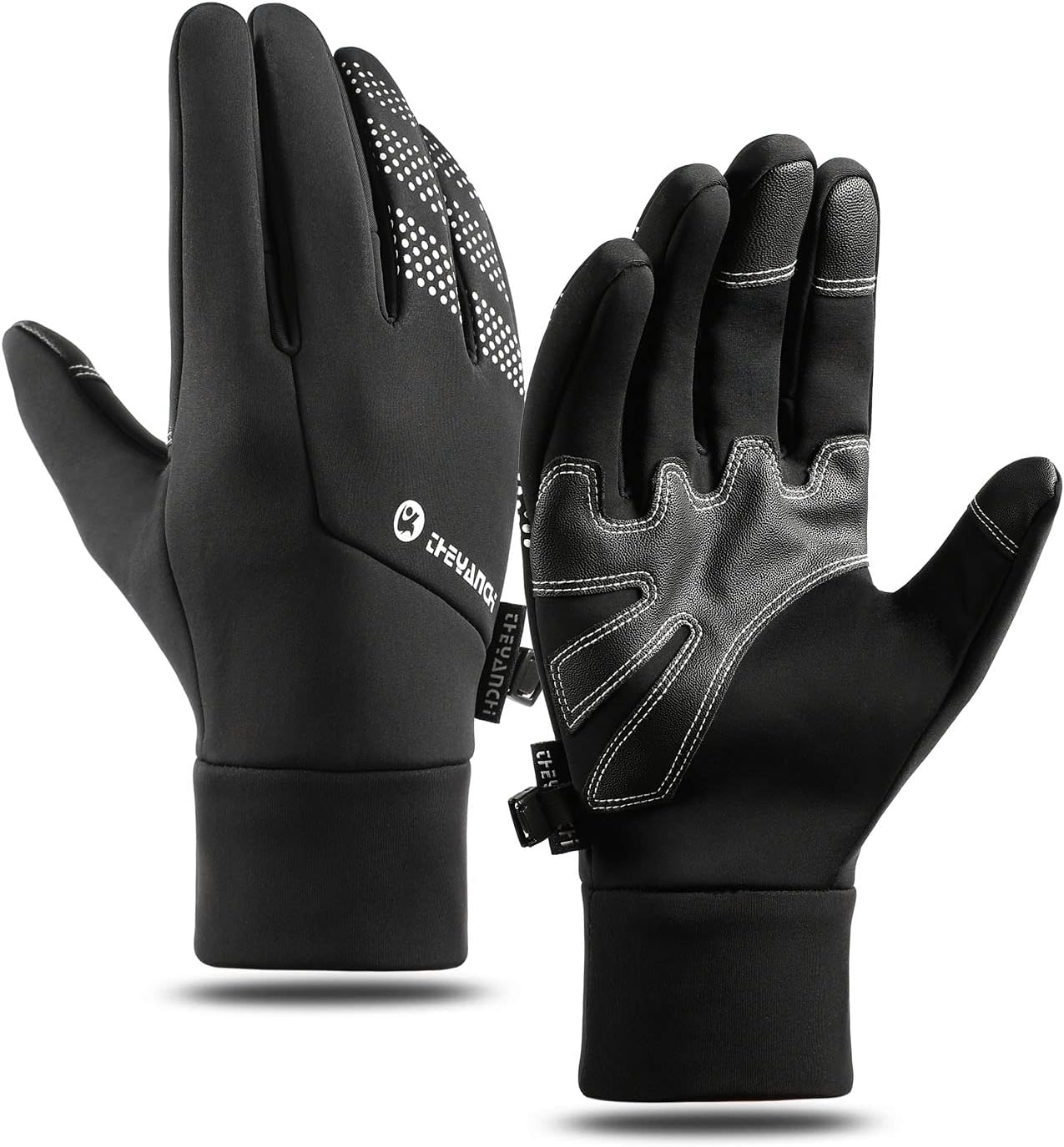 Winter Warm Gloves,Cold Weather Gloves for Men Women,Touchscreen Waterproof Windproof Gloves for Driving Cycling
