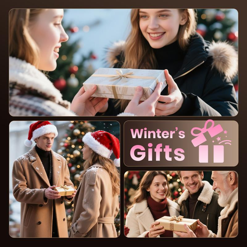 【Christmas Gifts】Hand Warmers Rechargeable 2 Pack Electric Hand Warmer Magnetic Ultrathin Portable for Men Women Christmas Hiking Golf Hunting Accessories