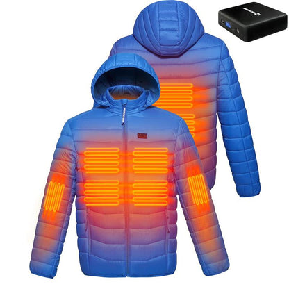 ANTARCTICA GEAR Heated Jacket Lightweight Heating Jackets with 12V/5A Power Bank, 6 Areas Winter Coat